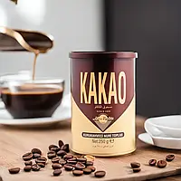 ТЕРМІН ПРИДАТНОСТІ до 15.12.25 Какао порошок турецький, Какао-порошок алкалізований Nuri Toplar Kakao 250g в жерстяній банці Grida