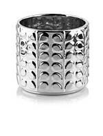 Горщечок-кашпо для квітів керамічний срібний