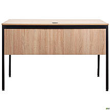 Стіл Осло з ящиком (1187х600х750) чорний графіт, Дуб Сонома ТМ AMF, фото 4