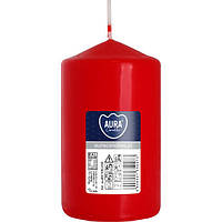 Свічка столова циліндр Bispol sw60/100-030 Червоний  HS