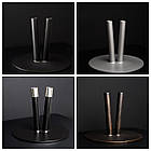 Підставка для прапора двомісна, тримач металевий для вулиці на два прапори, важка металева підставка для прапора колір чорний, фото 9