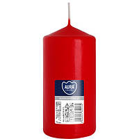 Свічка столова циліндр Bispol sw60/120-030 Червонй  HS