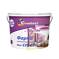 Фарба латексна вододисперсійна для стель та стін Aqua ТМ "Comfort home" 6,3 кг