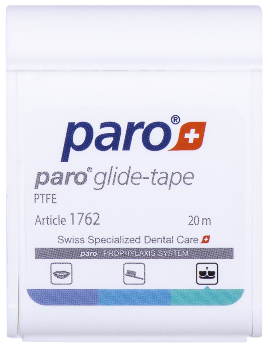 Зубна стрічка paro GLIDE-TAPE, з тефлону, 20 м