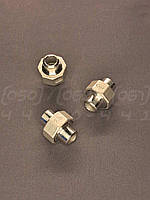 Американка нержавіюча приварна Ду8 (1/4") (з'єднання роз'ємне з накидною гайкою), з прокладкою