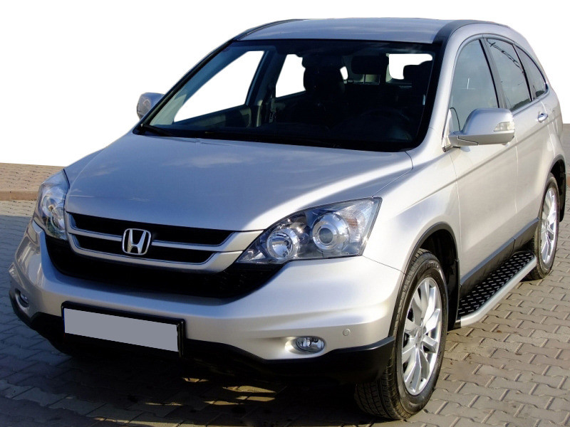 Бокові пороги Honda CRV 2012-2016 BlackLine brr021+bkl173