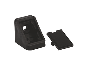 Кутник одинарний пластиковий пластиковий GIFF Чорний