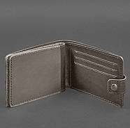 Шкіряна обкладинка-портмоне для посвідчення УБД (темно-бежева), фото 4