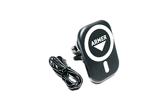 Тримач для телефона з бездротовою зарядкою, на магніті <> ARMER ARM-DT002