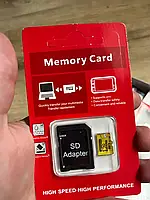 Карта памяти memory CARD 128GB microSD Class 10 + SD-адаптер 128 gb кастомизированная Барт Симпсон