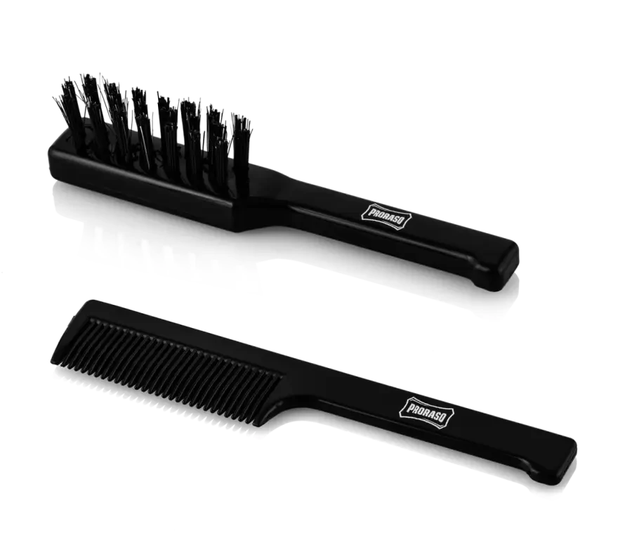 Набір для догляду за бородою та вусами Proraso Moustache Comb And Beard Brush Set