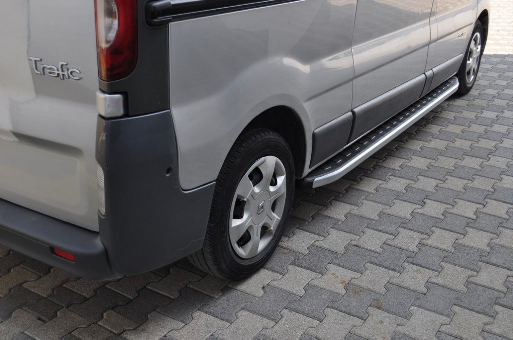 Бокові пороги Renault Trafic 2001-2015 Fullmond довга база brr072+ful273