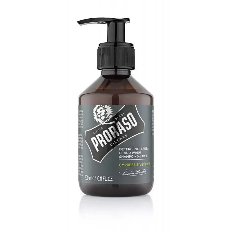 Шампунь для бороди Proraso Cypress & Vetyver Beard Shampoo 200мл