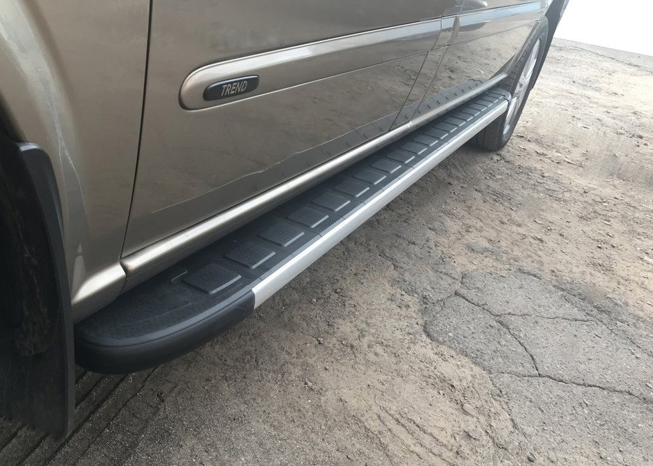Бокові пороги Mercedes Vito / V W447 2014- Duru коротка (short) и середня (Long) brr047+dur233