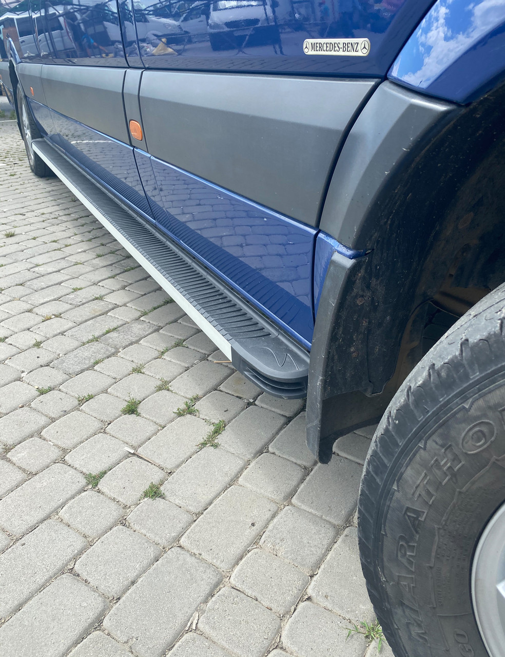 Бокові пороги Volkswagen Crafter 2006-2017 Maya V1 середня база brr042+my1263