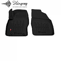 Автомобильные коврики в салон Stingray на для FORD FOCUS 2 04-11 2шт Форд Фокус черные