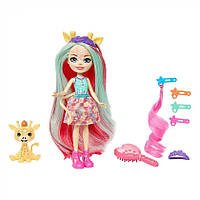 Кукла Enchantimals Гламурные прически Жирафы Джиллиан Mattel