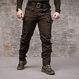 Штани тактичні 8 кишень Grifon Shark Soft shell  (хакі) на флісі, фото 9