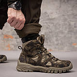 Штани тактичні 8 кишень Grifon Shark Soft shell  (хакі) на флісі, фото 10