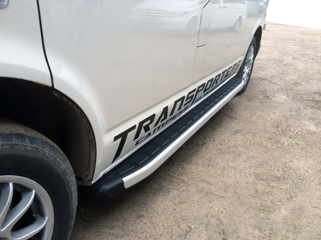 Бокові пороги Volkswagen T5 Transporter 2003-2010 Fullmond коротка база brr088+ful213