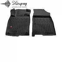 Автомобильные коврики в салон Stingray на для Honda Civic 4d 5d 17- 2шт Хонда Цивик черные