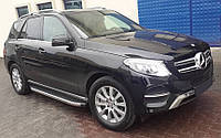 Боковые пороги Mercedes GLE/ML klass W166 BlackLine (2 шт., алюминий) brr685+bkl193