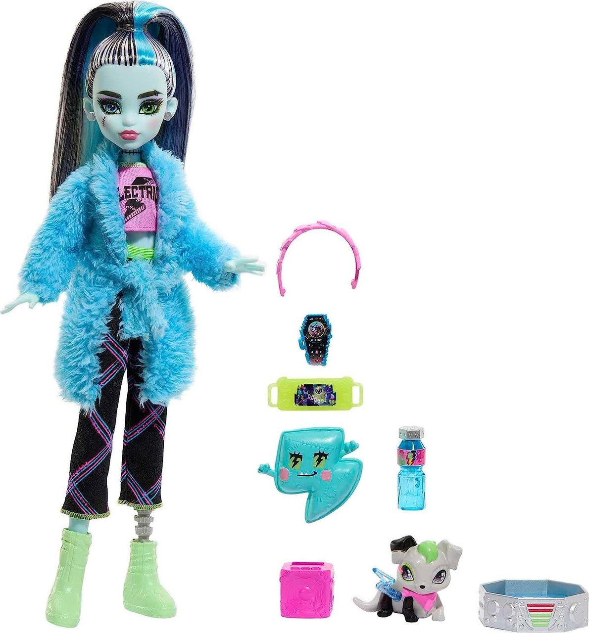 Лялька Mattel Монстер Хай Френкі Штейн Піжамна вечірка Monster High Frankie Stein Creepover Party Set