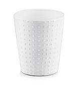 Горщечок-кашпо для квітів керамічний білий