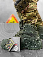 Армейские ботинки лова олива, мужские ботинки Lowa olive, тактическая спецобувь лова 43