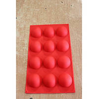 Силіконова форма Півсфера SNS глубина 2,3 см Діаметр 4,6 см