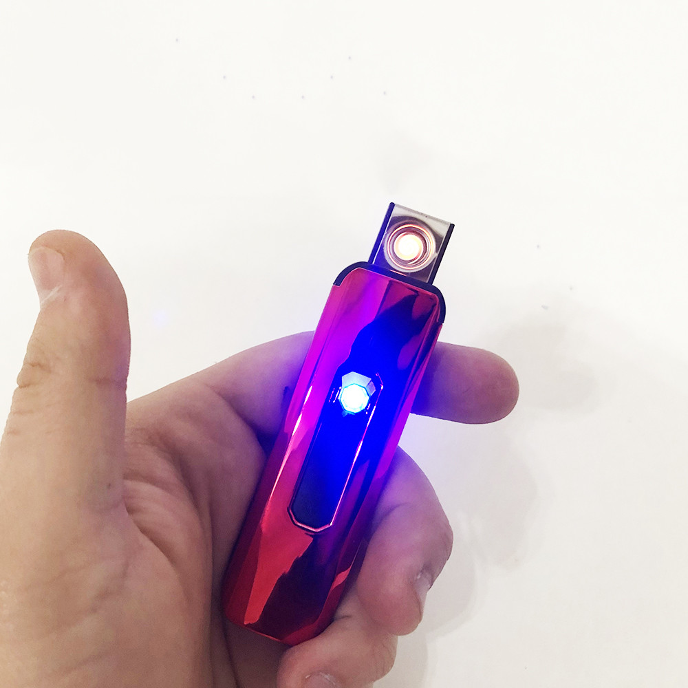 Зажигалка электрическая, электронная зажигалка спиральная подарочная, сенсорная USB. PS-220 Цвет: красный TVM - фото 10 - id-p2031732616