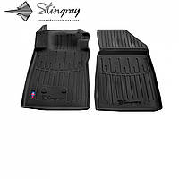 Автомобильные коврики в салон Stingray на для Renault Clio 05-19 2шт Рено Клио черные