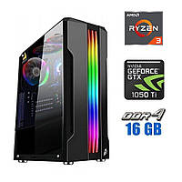 Новий ігровий ПК Tower / AMD Ryzen 3 4100 (4 (8) ядра по 3.8 - 4.0 GHz) / 16 GB DDR4 / 480 GB SSD / nVidia