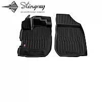 Автомобильные коврики в салон Stingray на для Renault Logan 12- 2шт Рено Логан черные