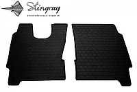 Автомобильные коврики в салон Stingray на для Iveco Eurocargo 4 15- 2шт Ивеко Еврокарго черные