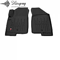 Автомобильные коврики в салон Stingray на для Jeep Compass 1 06-16 2шт Джип Компас черные