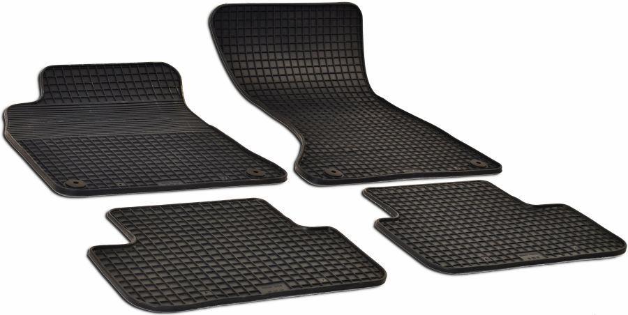Автомобільні килимки поліки в салон DOMA на у Audi A5 Sportback 07-15 4шт Ауди А5 чорні