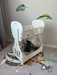 Дитячі ліжечка-каталки для ляльок 