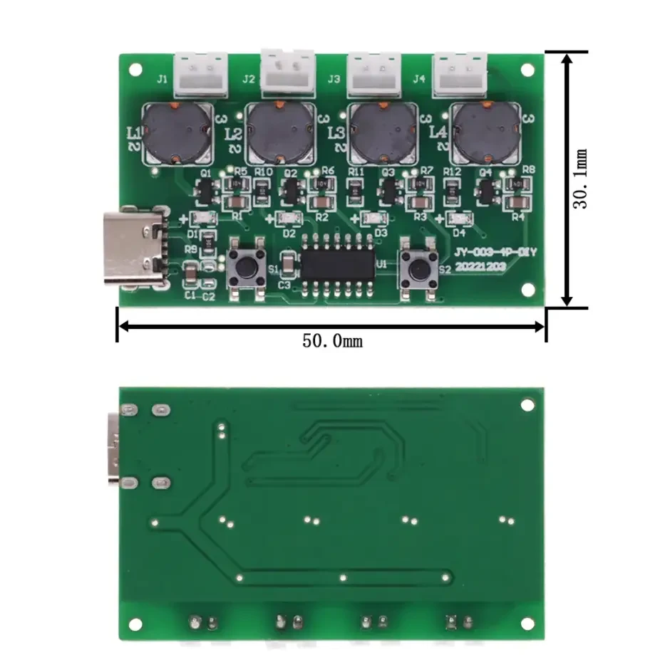 Модуль зволожувача повітря, 5 В, 4-канальний, фото 1