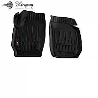 Автомобильные коврики в салон Stingray на для Skoda Fabia 2 5J 07-14 2шт Шкода Фабия черные