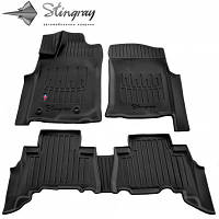 Автомобильные коврики в салон Stingray на для LEXUS GX 2 URJ150 09- 5шт Лексус ГХ черные