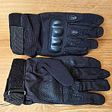 Тактичні рукавички X-TACTICAL Full Black, фото 5