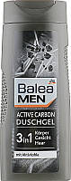 Гель для душу Balea Men 3in1 Active Carbon Duschgel 300 ml