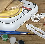 Набір для творчості Маленький гончар Хомяк від 4FUN Game USB-кабель, автоматичне гончарне коло, глина, фото 9