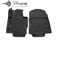 Автомобильные коврики в салон Stingray на для Mercedes GLS X167 19- 2шт Мерседес ГЛС черные