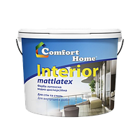 Краска латексная водно-дисперсионная для стен и потолков Interior Mattlatex ТМ "Comfort home" 6.3 кг