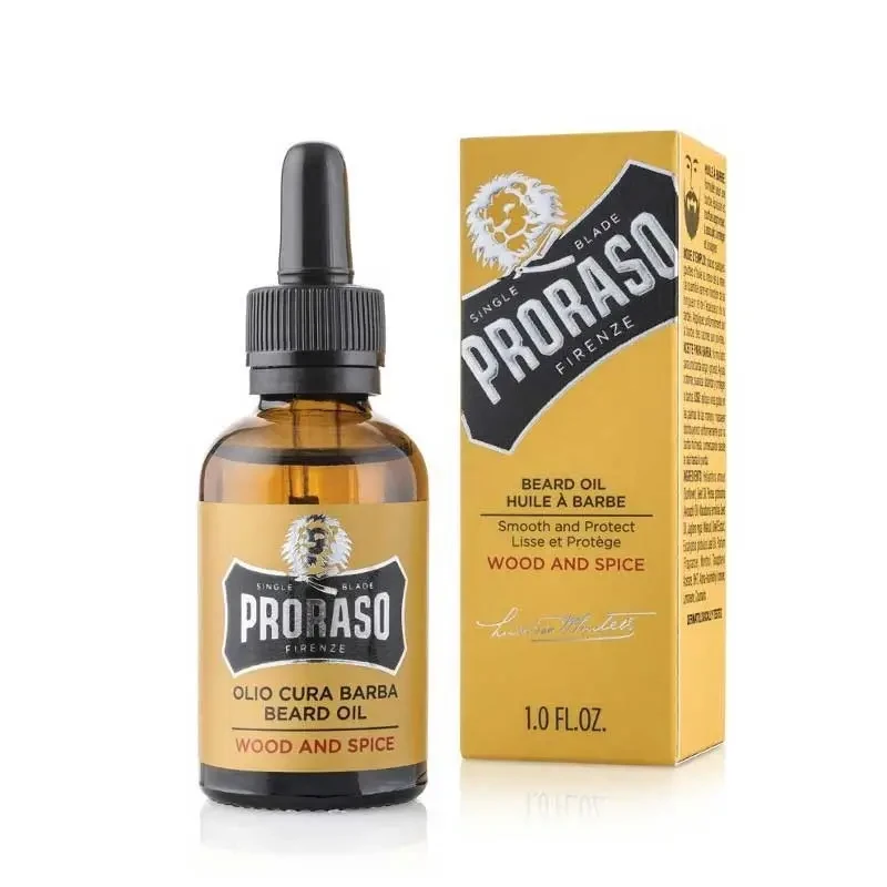 Олія для бороди Proraso Wood & Spice Beard Oil 30мл, фото 1