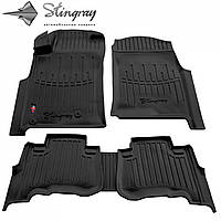 Автомобильные коврики в салон Stingray на для Toyota Prado 120 02-09 5шт Тойота Прадо 120 черные