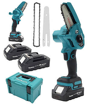Пила акумуляторна ланцюгова мініручна 24 В 4,0 А·год Makita BCS24V Mini, фото 1