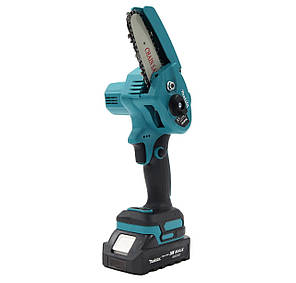Пила акумуляторна ланцюгова мініручна 24 В 4,0 А·год Makita BCS24V Mini, фото 4
